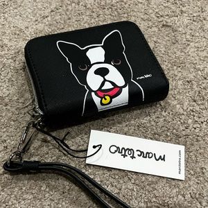 NWT Marc Tetro Boston Terrier wallet Small